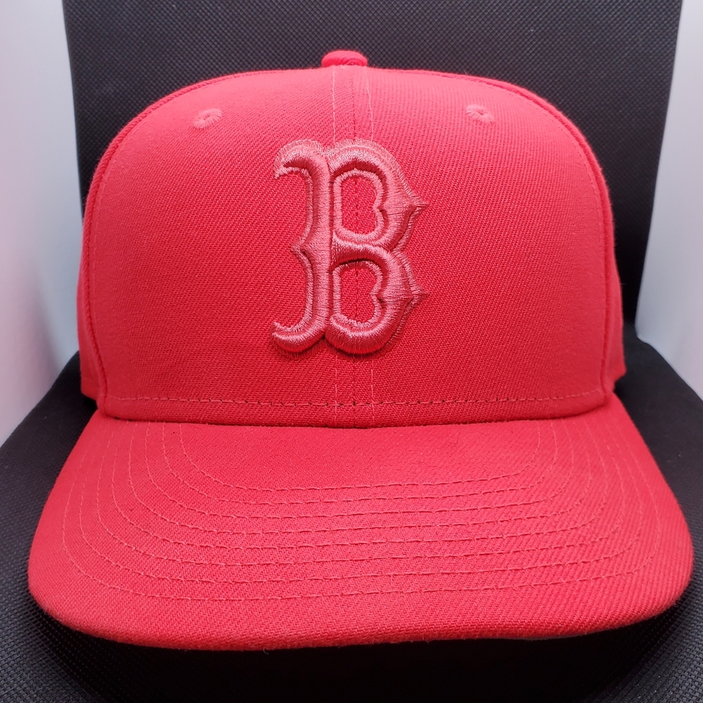 Boston Red Sox Fitted Cap, Size 7. Rare Red On Red